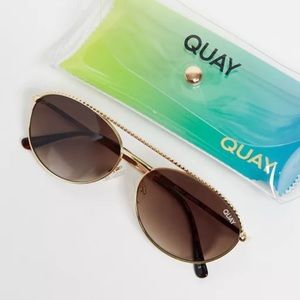 QUAY Australia Easily Amused Round NEW Sunglasses